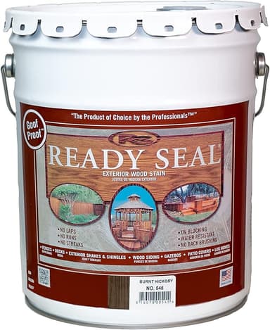 Ready Seal Burnt Hickory 5 gallon deck and fence stain pail