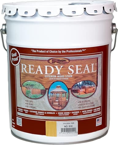Ready Seal Golden Pine 5 gallon deck and fence stain pail